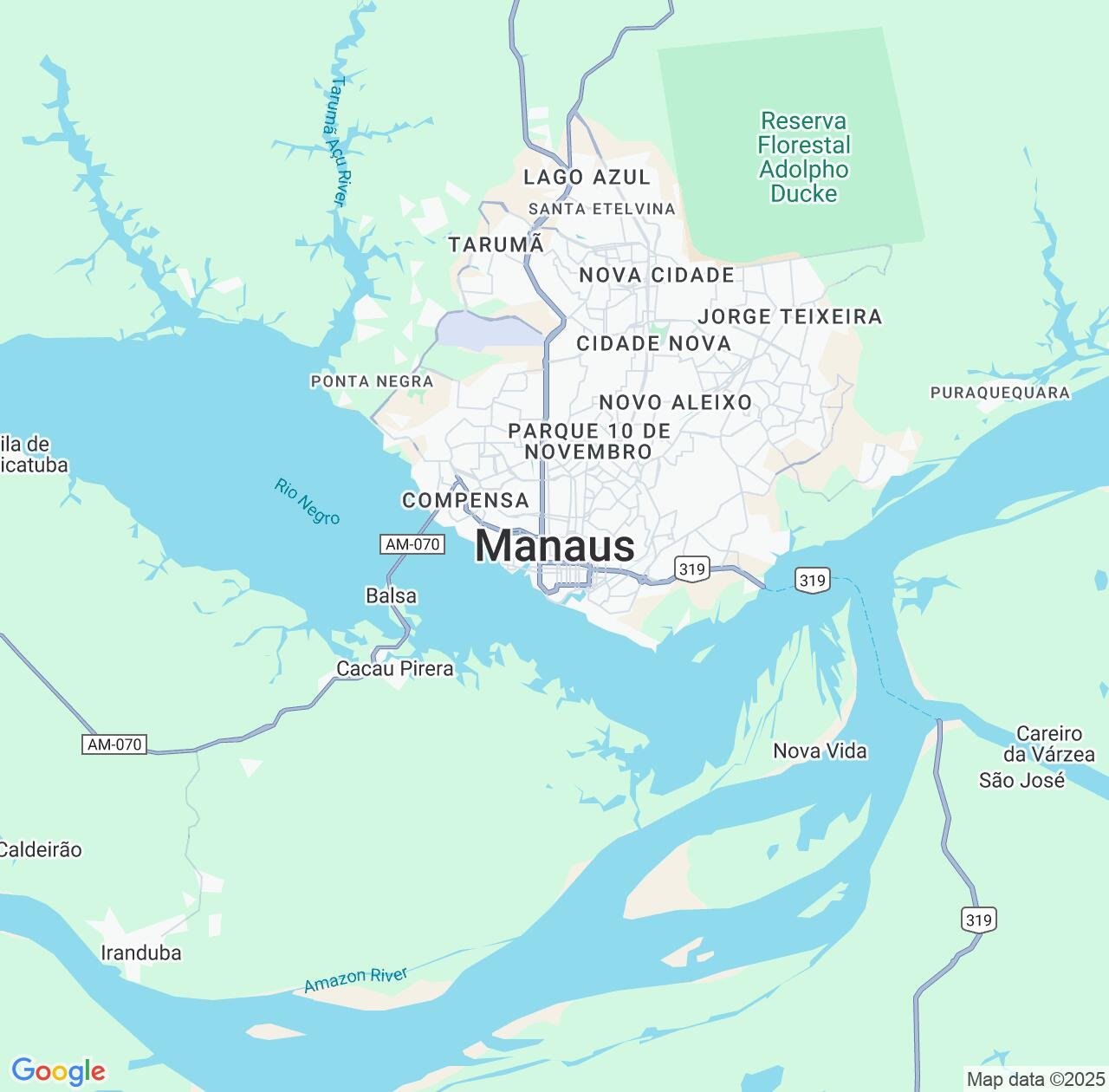 Map image for Intellectual Property Lawyers in Manaus and Amazonas IP firms at coordinates  ; .
