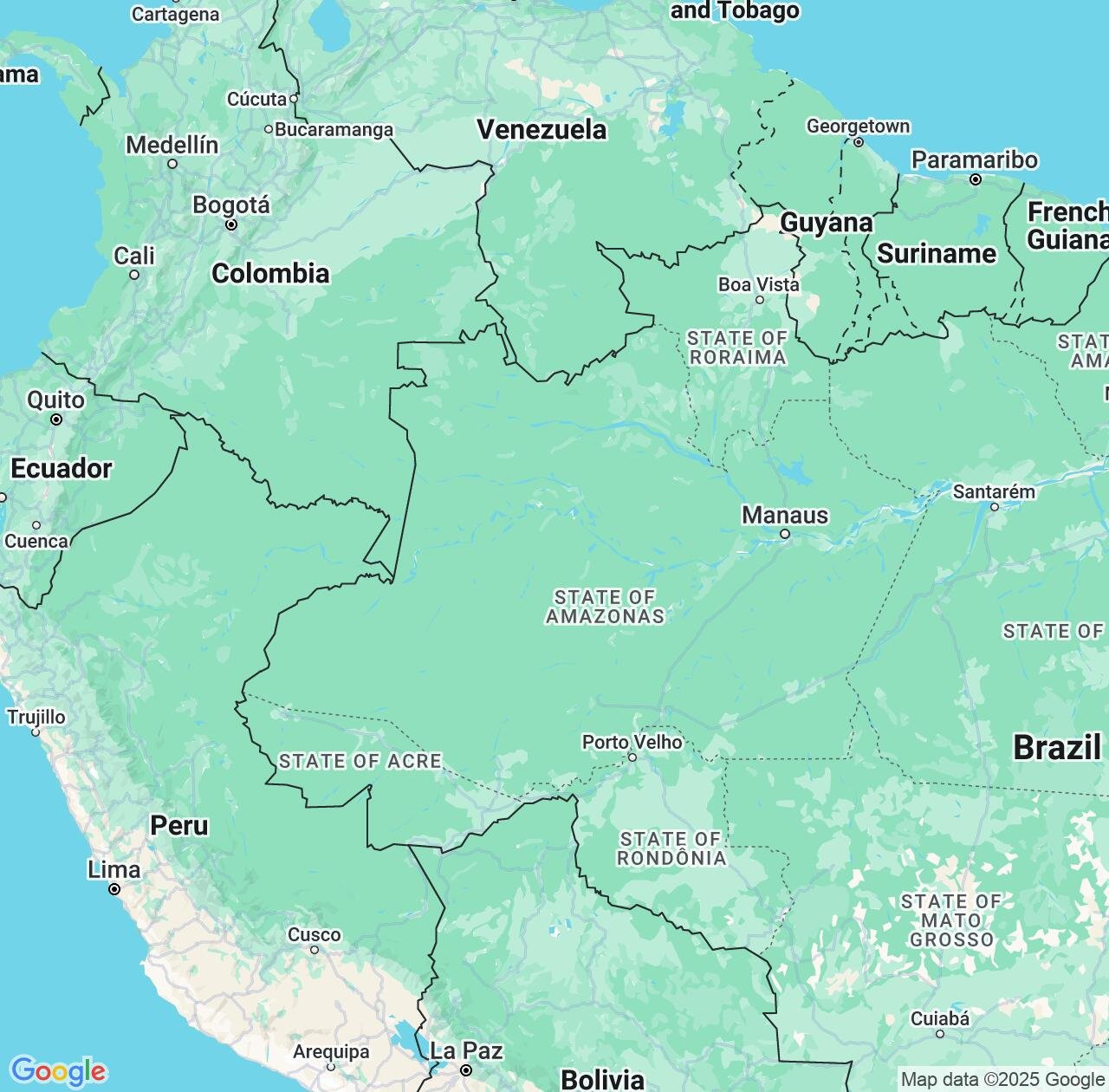 Map image for Intellectual Property Lawyers in Amazonas and Brazil IP firms at coordinates  ; .