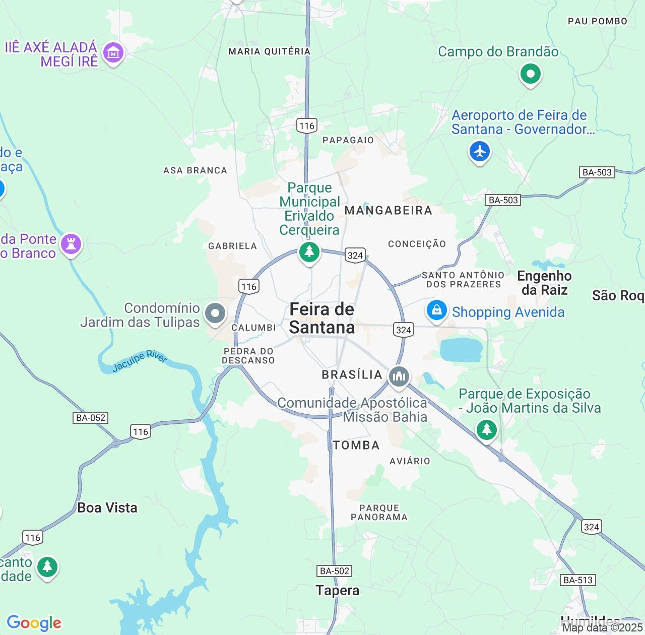 Map image for Intellectual Property Lawyers in Feira de Santana and Bahia IP firms at coordinates  ; .