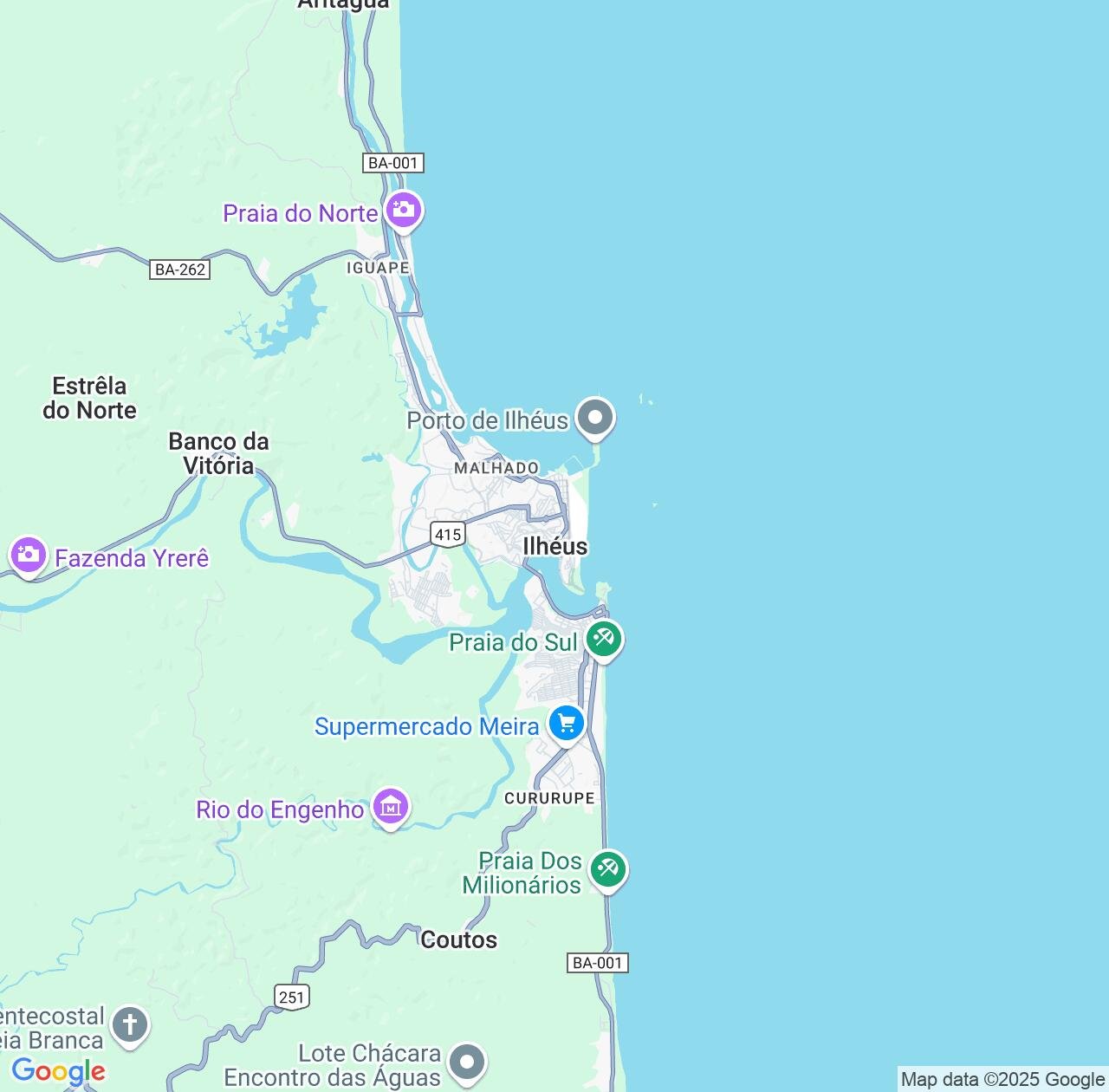 Map image for Intellectual Property Lawyers in Ilheus and Bahia IP firms at coordinates  ; .