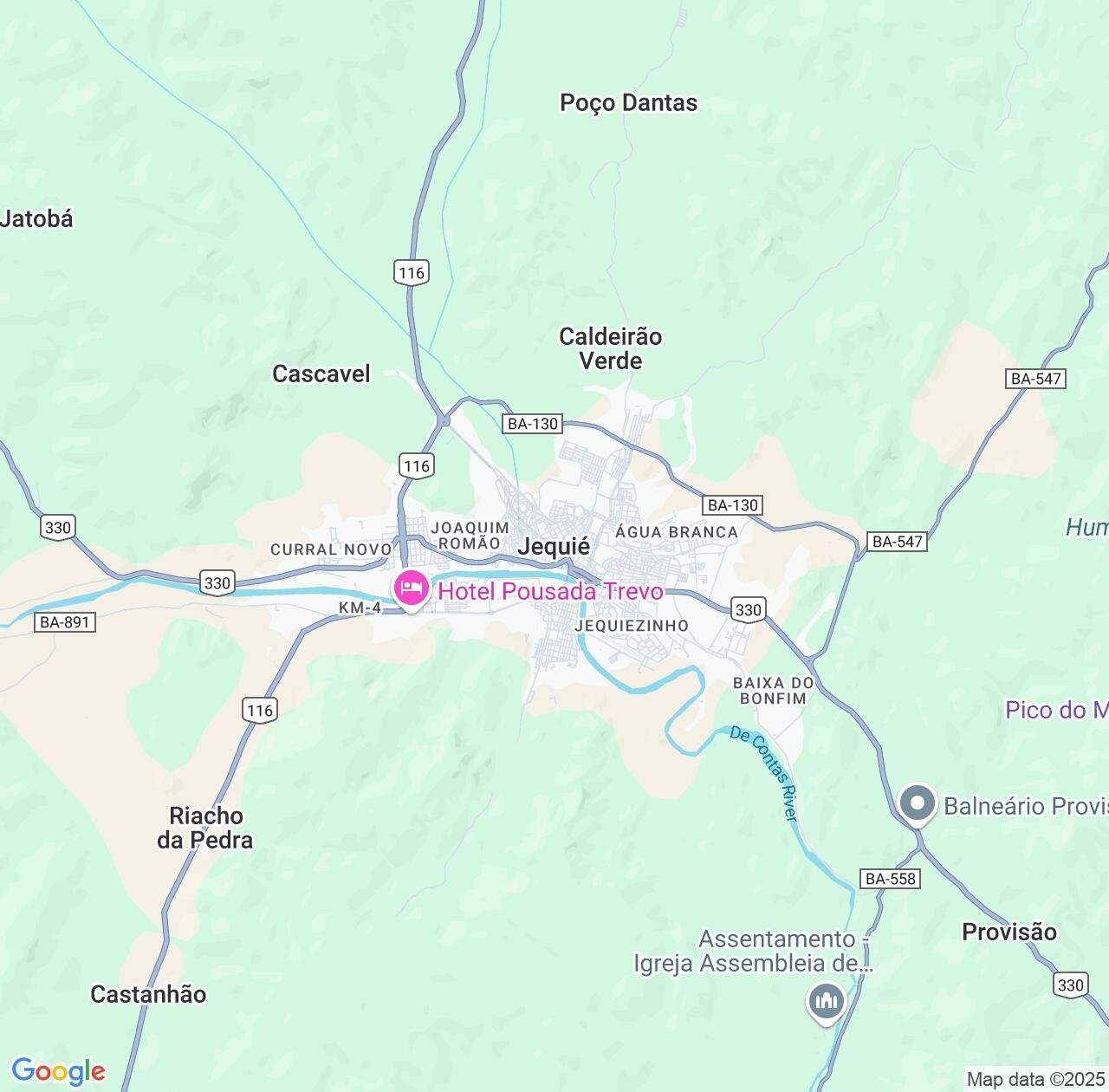 Map image for Intellectual Property Lawyers in Jequie and Bahia IP firms at coordinates  ; .