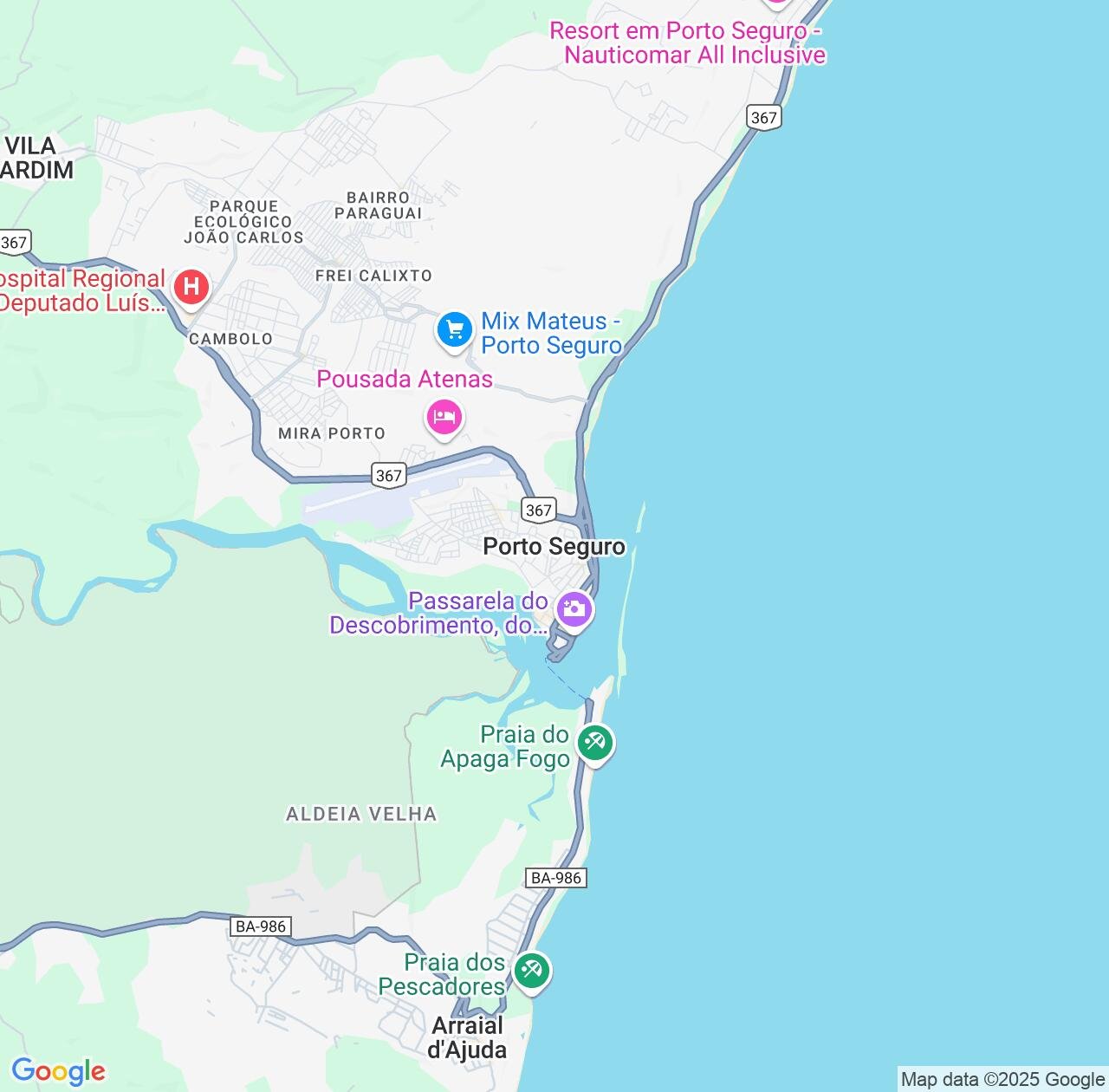 Map image for Intellectual Property Lawyers in Porto Seguro and Bahia IP firms at coordinates  ; .