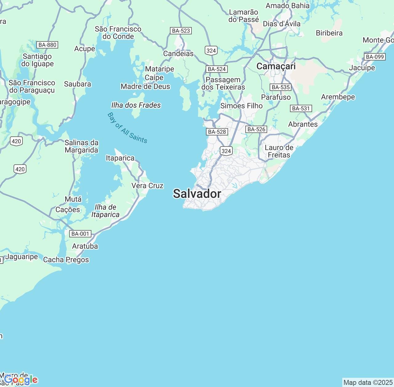 Map image for Intellectual Property Lawyers in Salvador and Bahia IP firms at coordinates  ; .