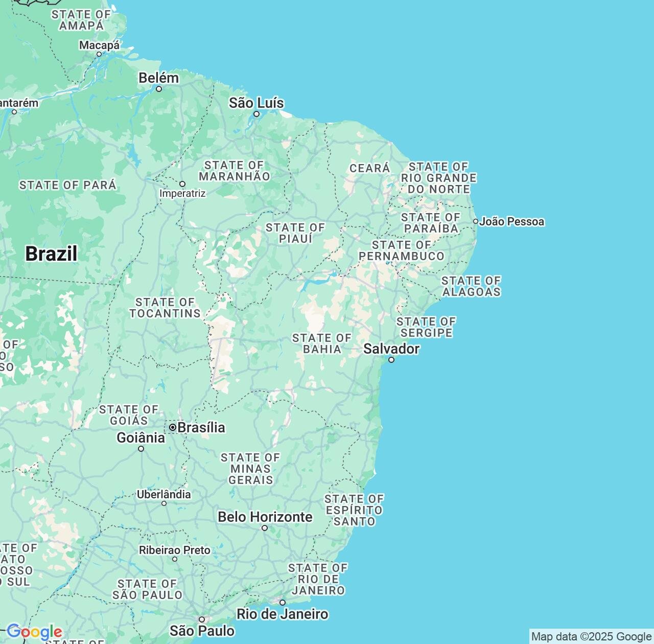 Map image for Intellectual Property Lawyers in Bahia and Brazil IP firms at coordinates  ; .