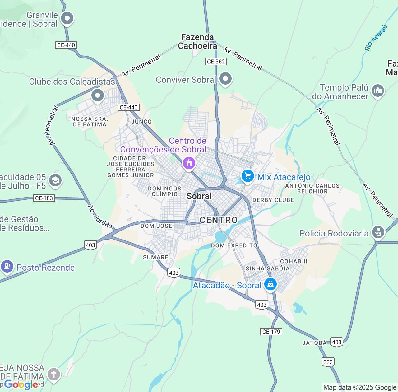 Map image for Intellectual Property Lawyers in Sobral and Ceará IP firms at coordinates  ; .
