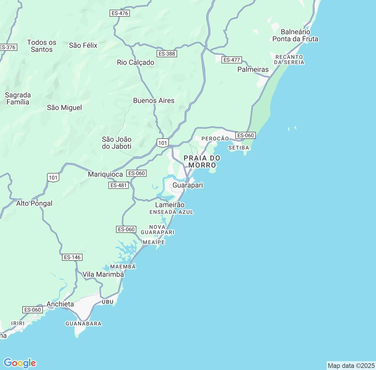 Map image for Intellectual Property Lawyers in Guarapari and Espírito Santo IP firms at coordinates  ; .