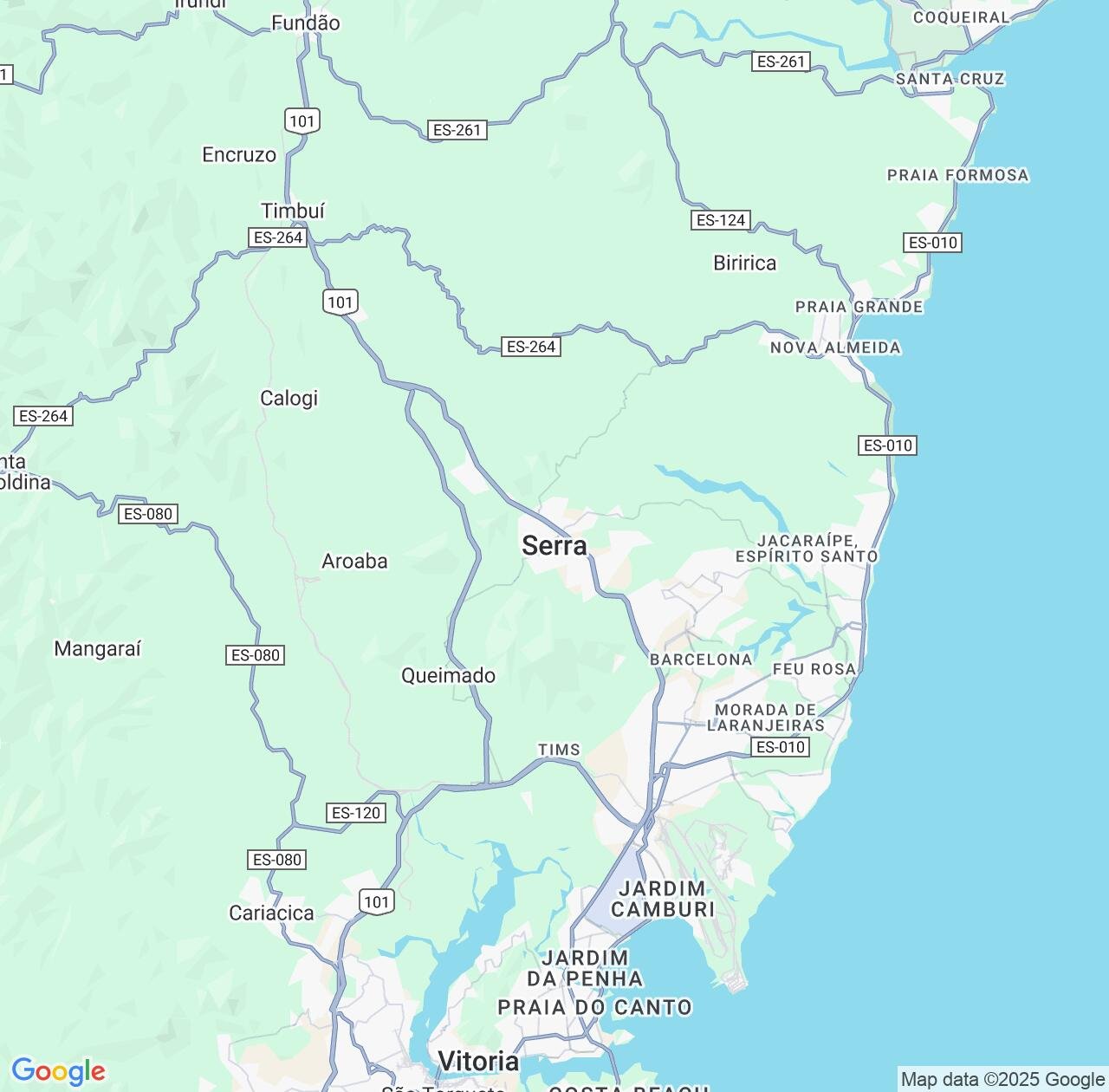 Map image for Intellectual Property Lawyers in Serra and Espírito Santo IP firms at coordinates  ; .