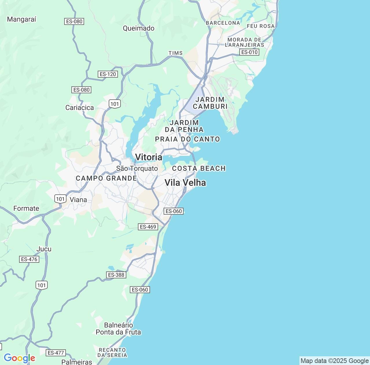 Map image for Intellectual Property Lawyers in Vila Velha and Espírito Santo IP firms at coordinates  ; .