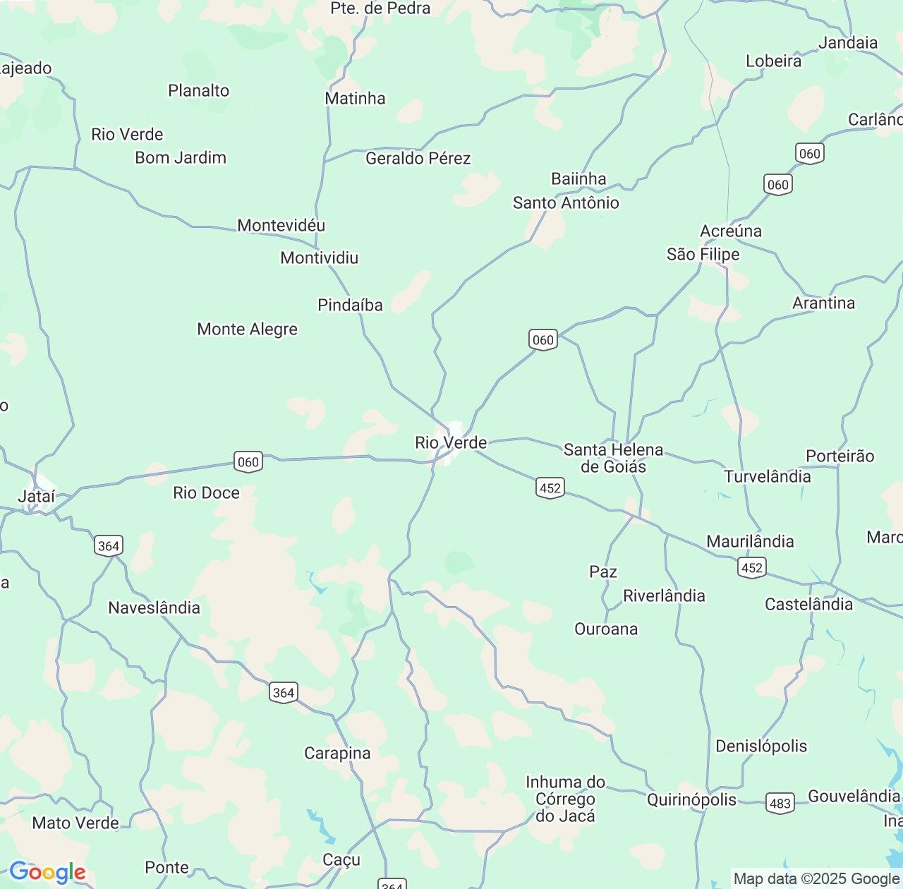 Map image for Intellectual Property Lawyers in Rio Verde and Goiás IP firms at coordinates  ; .