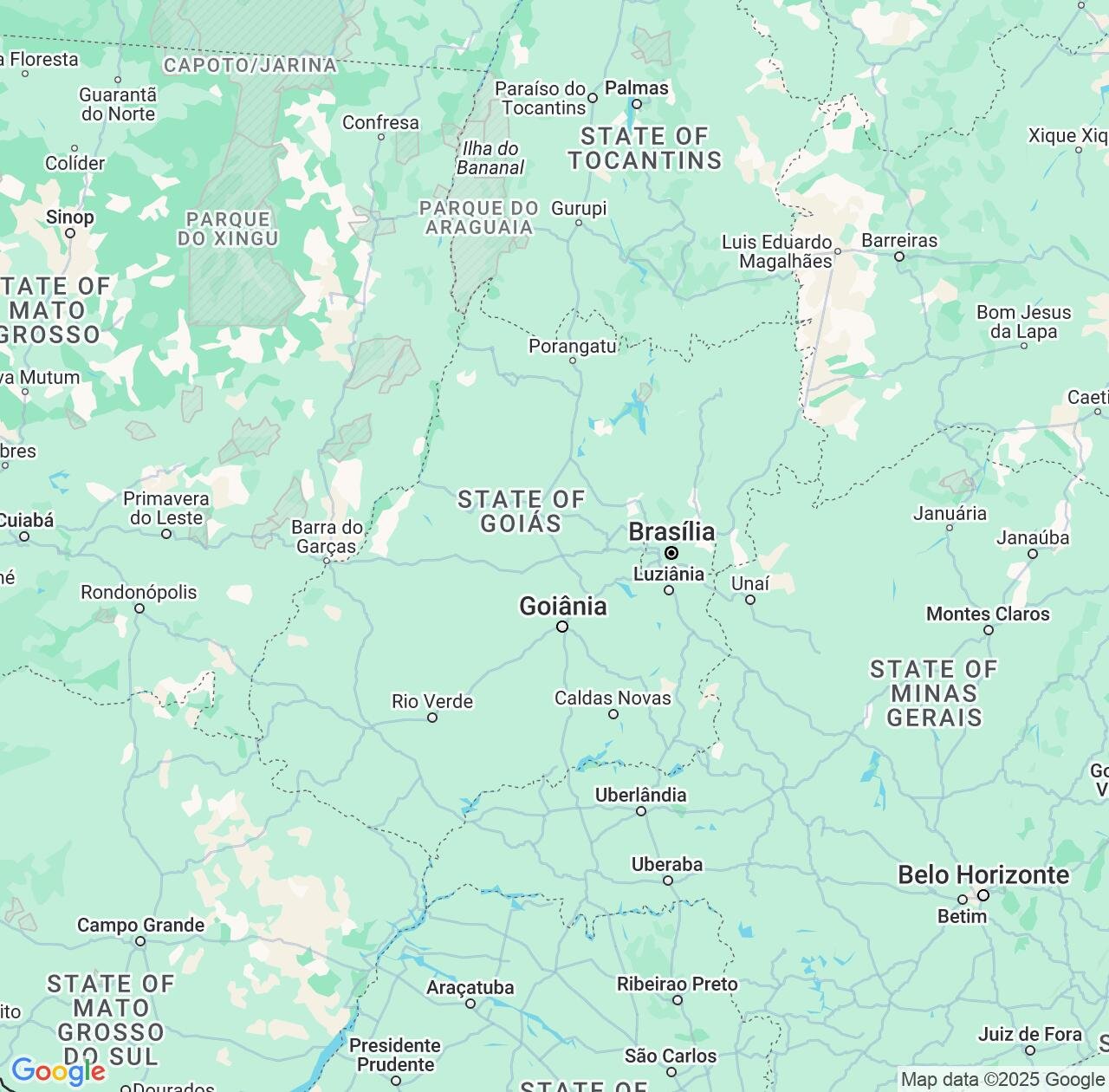 Map image for Intellectual Property Lawyers in Goiás and Brazil IP firms at coordinates  ; .