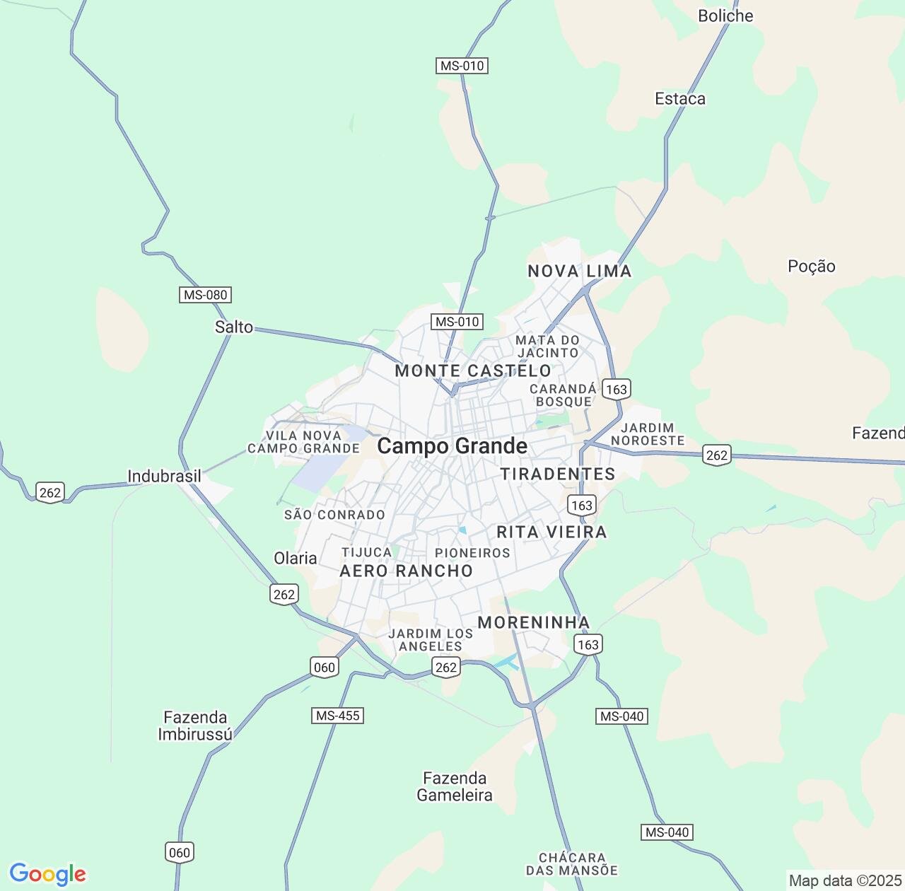 Map image for Intellectual Property Lawyers in Campo Grande and Mato Grosso do Sul IP firms at coordinates  ; .