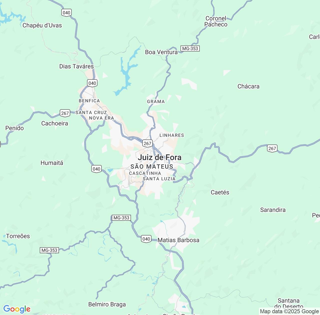Map image for Intellectual Property Lawyers in Juiz de Fora and Minas Gerais IP firms at coordinates  ; .