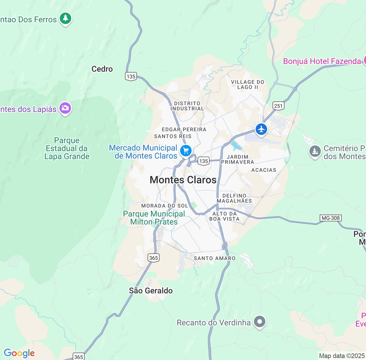 Map image for Intellectual Property Lawyers in Montes Claros and Minas Gerais IP firms at coordinates  ; .