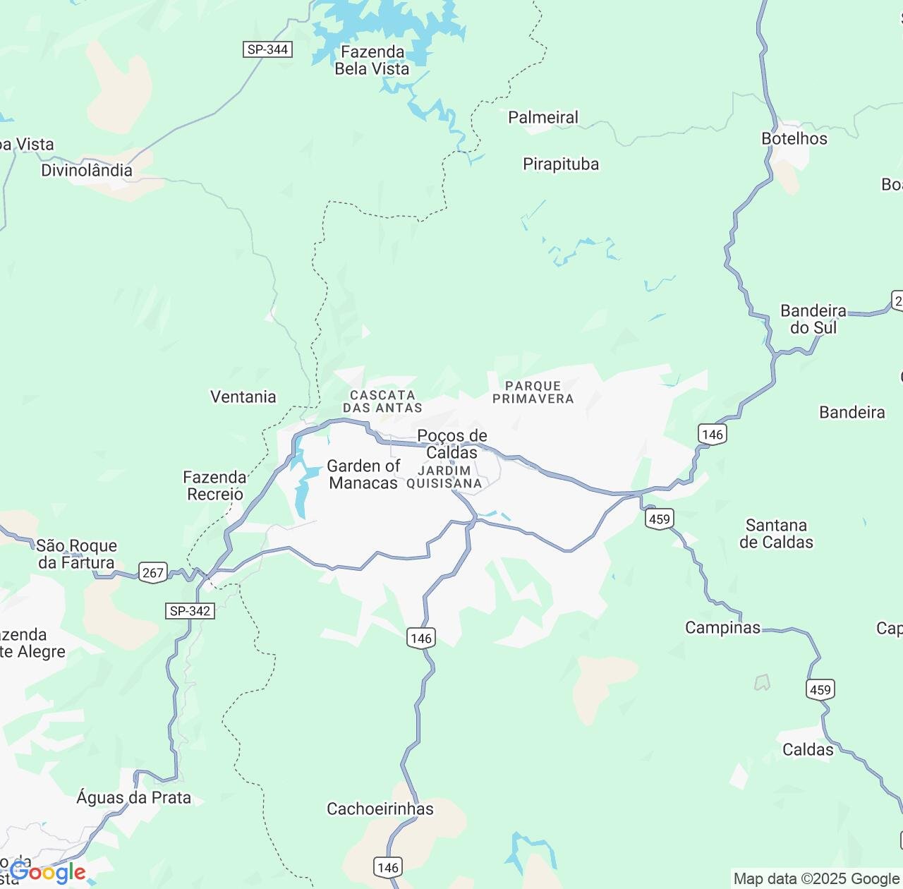Map image for Intellectual Property Lawyers in Pocos de Caldas and Minas Gerais IP firms at coordinates  ; .