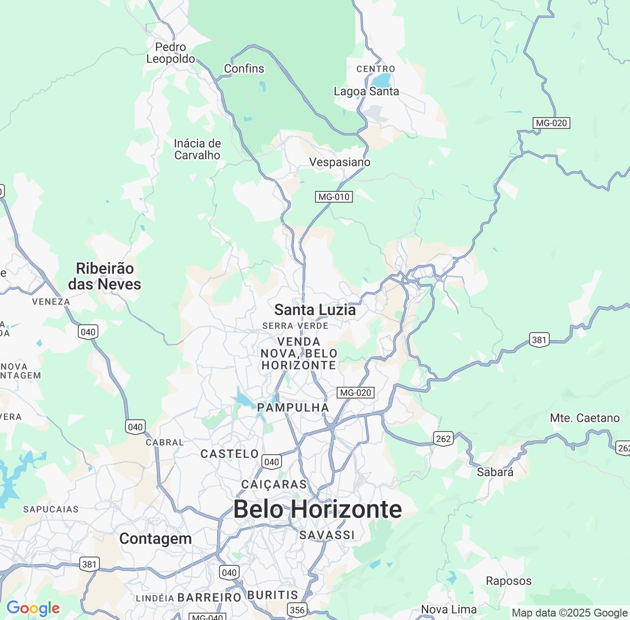 Map image for Intellectual Property Lawyers in Santa Luzia and Minas Gerais IP firms at coordinates  ; .