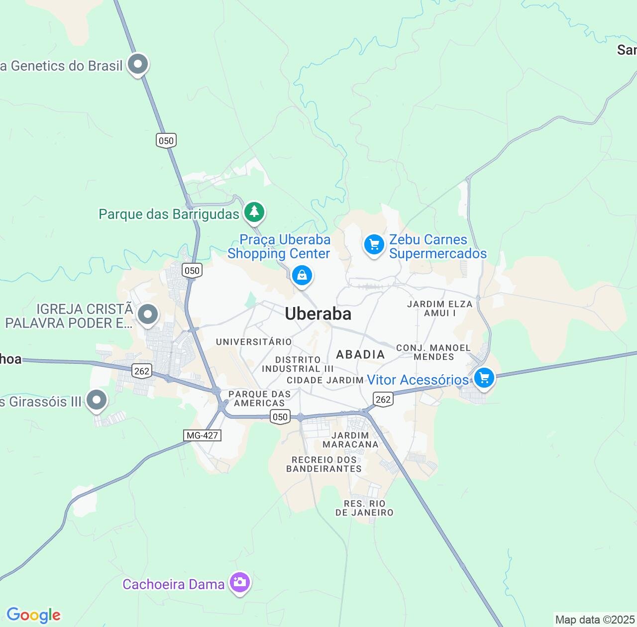 Map image for Intellectual Property Lawyers in Uberaba and Minas Gerais IP firms at coordinates  ; .
