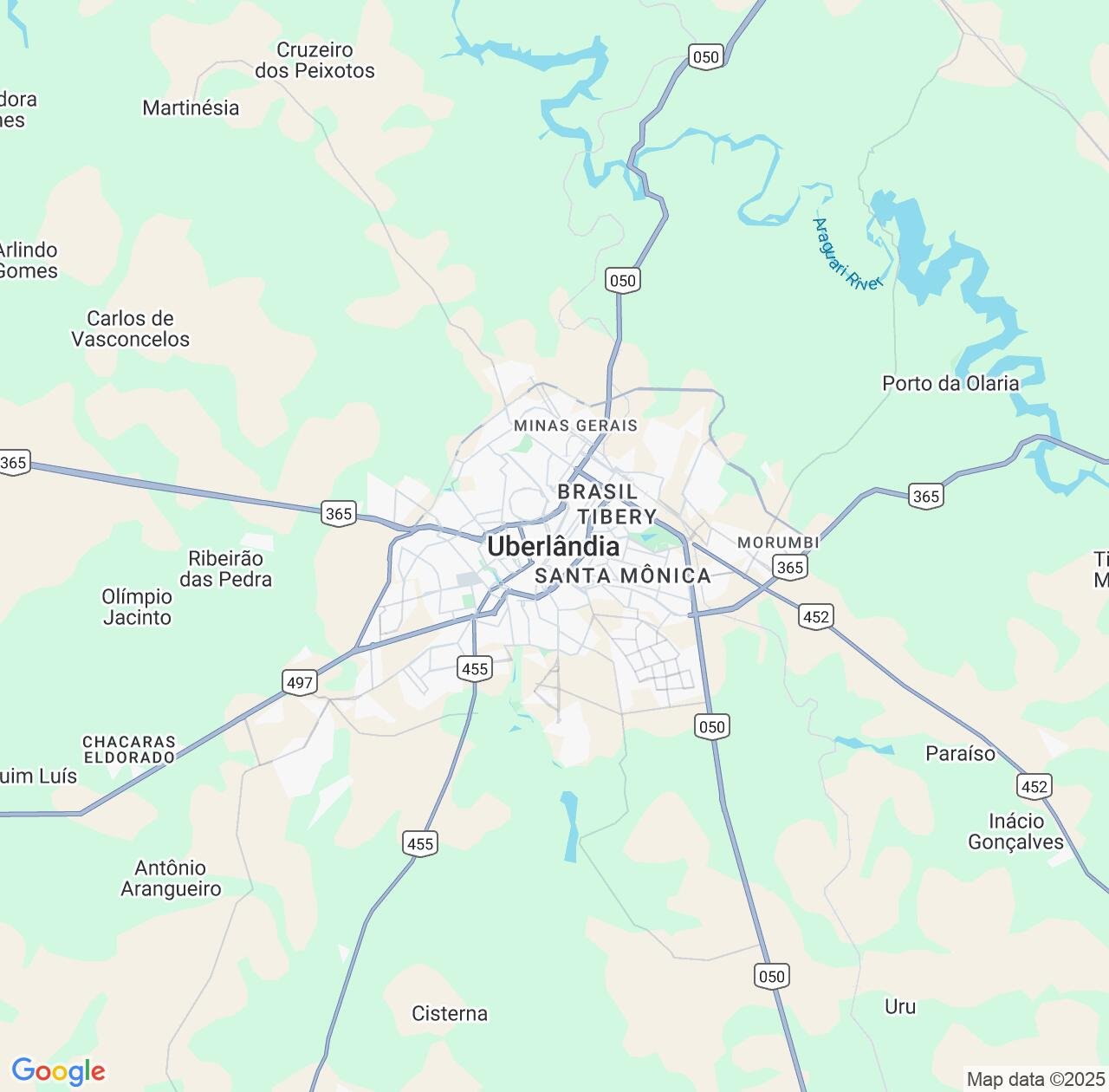 Map image for Intellectual Property Lawyers in Uberlandia and Minas Gerais IP firms at coordinates  ; .