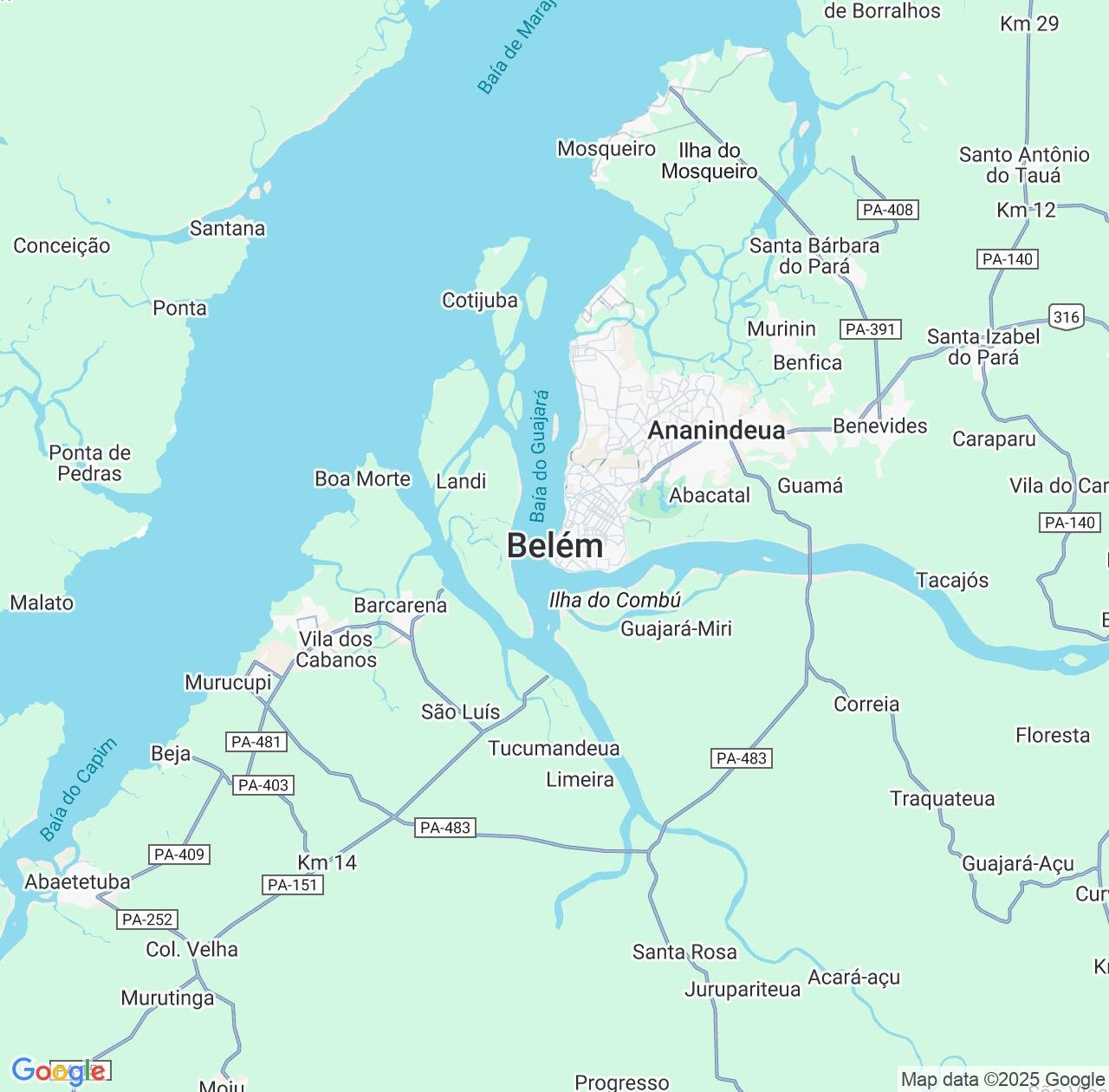 Map image for Intellectual Property Lawyers in Belem and Pará IP firms at coordinates  ; .