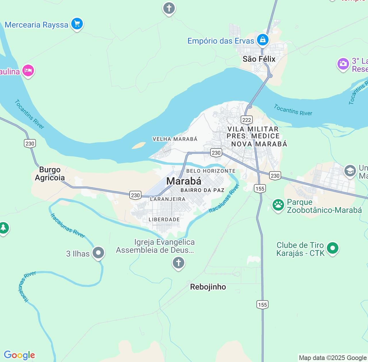 Map image for Intellectual Property Lawyers in Maraba and Pará IP firms at coordinates  ; .