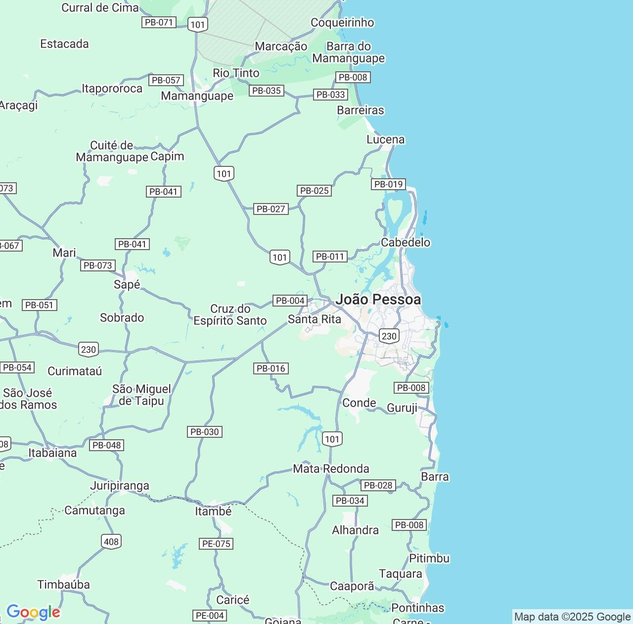 Map image for Intellectual Property Lawyers in Santa Rita and Paraíba IP firms at coordinates  ; .