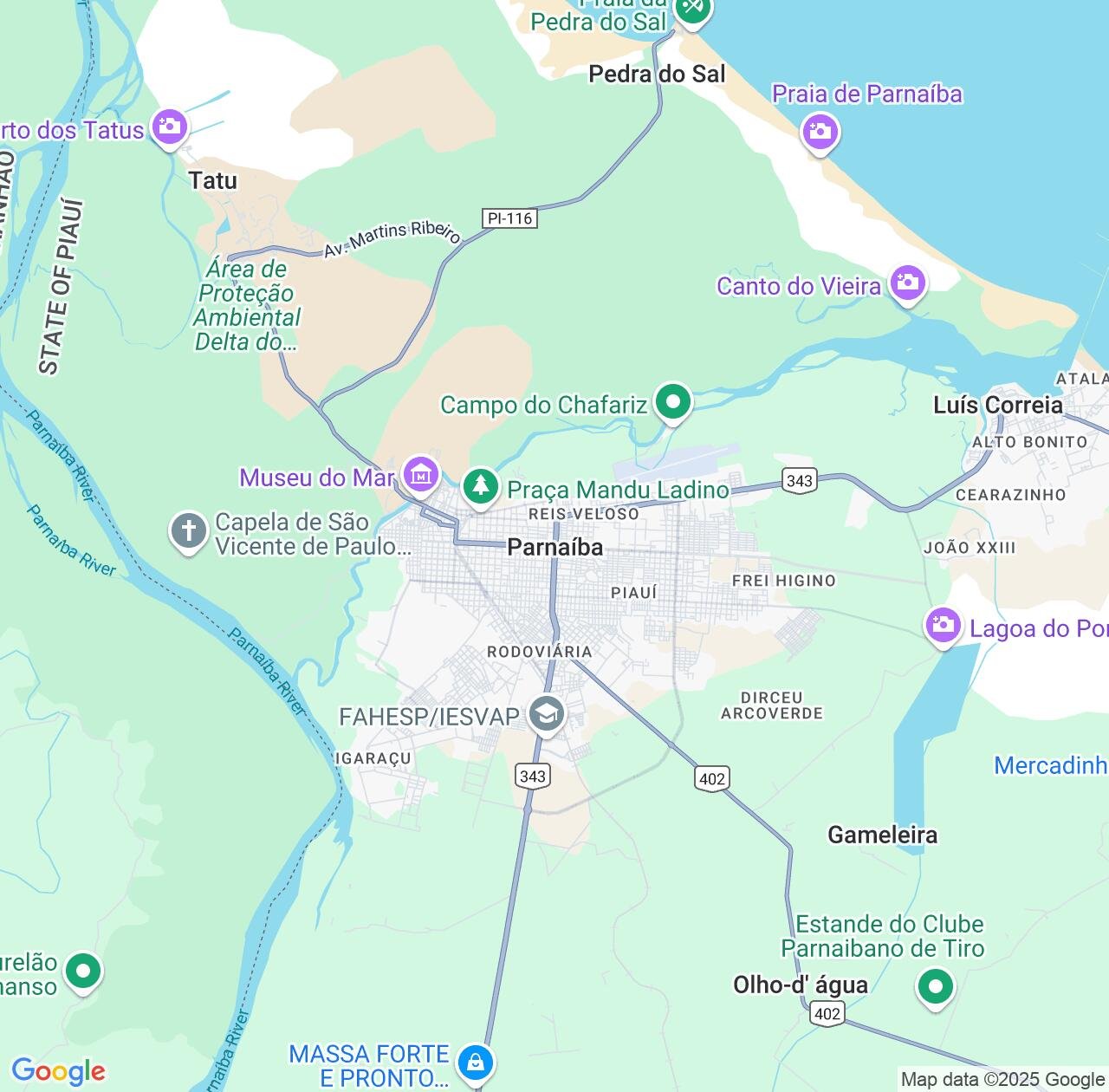 Map image for Intellectual Property Lawyers in Parnaiba and Piauí IP firms at coordinates  ; .