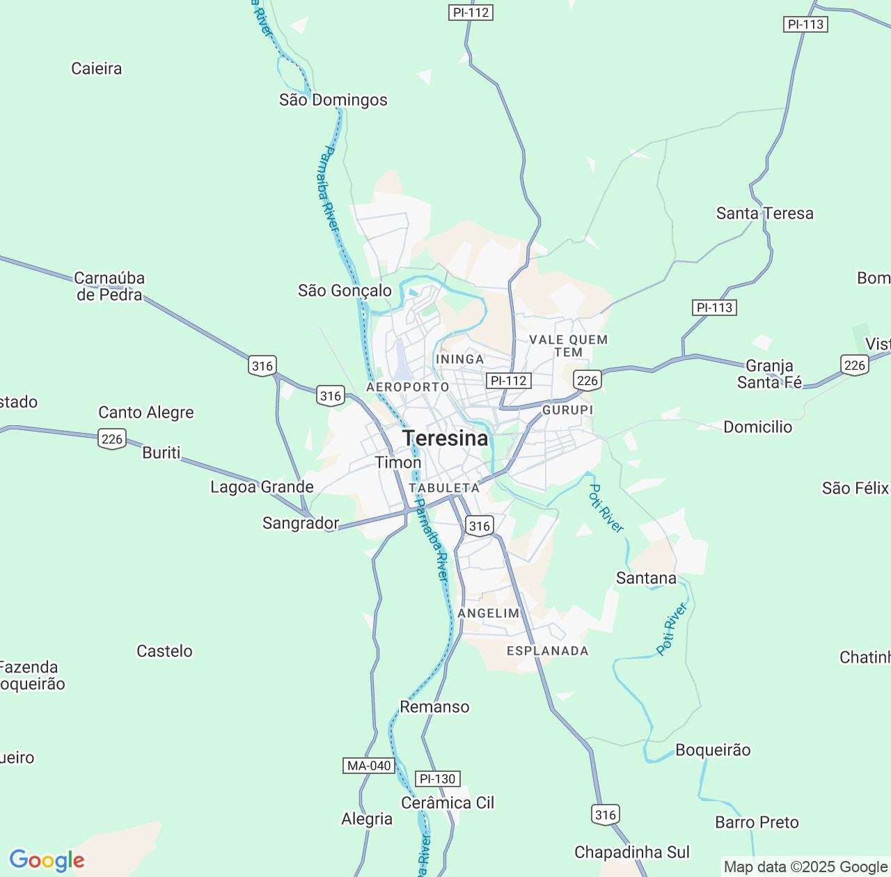 Map image for Intellectual Property Lawyers in Teresina and Piauí IP firms at coordinates  ; .