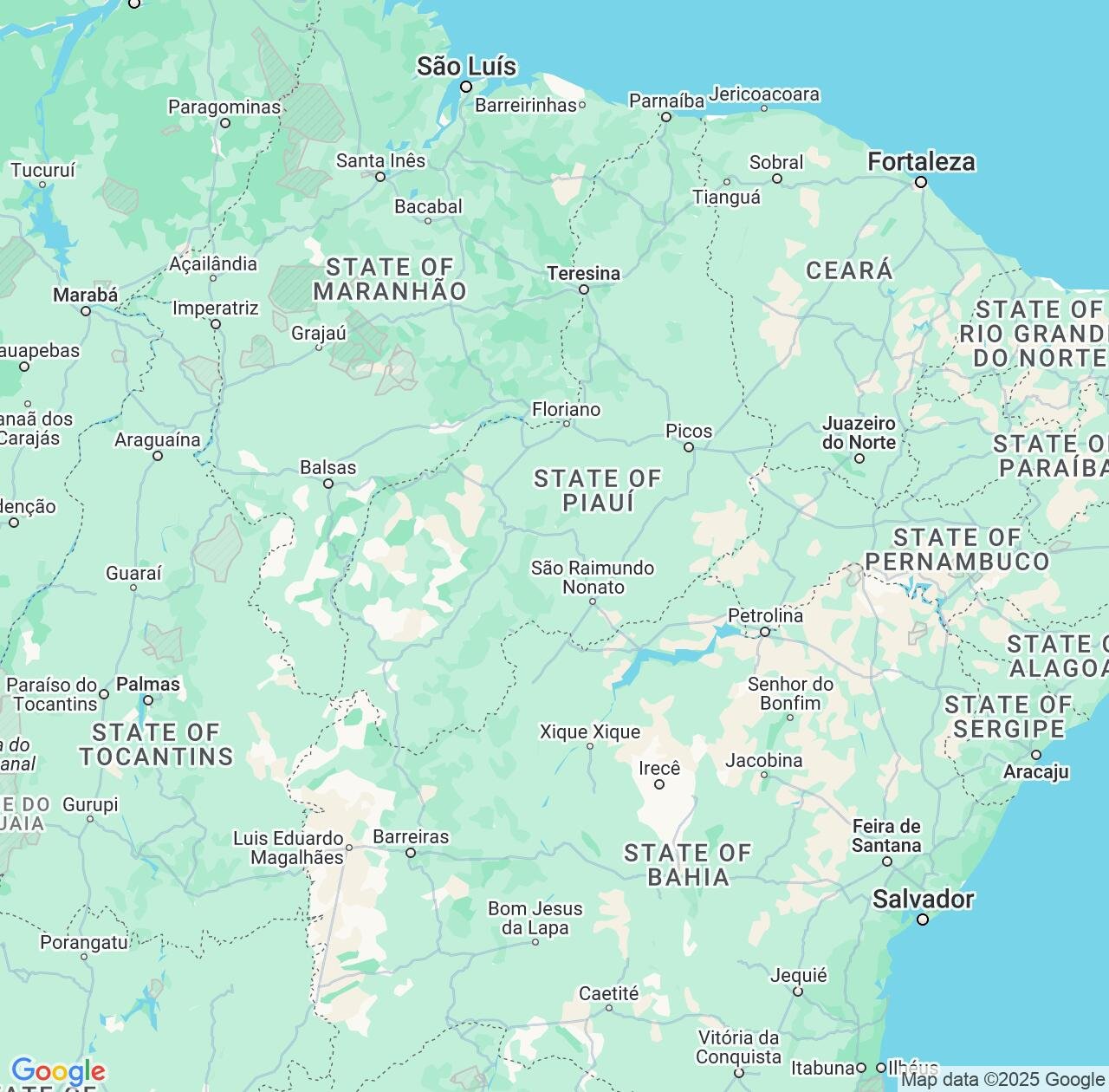 Map image for Intellectual Property Lawyers in Piauí and Brazil IP firms at coordinates  ; .