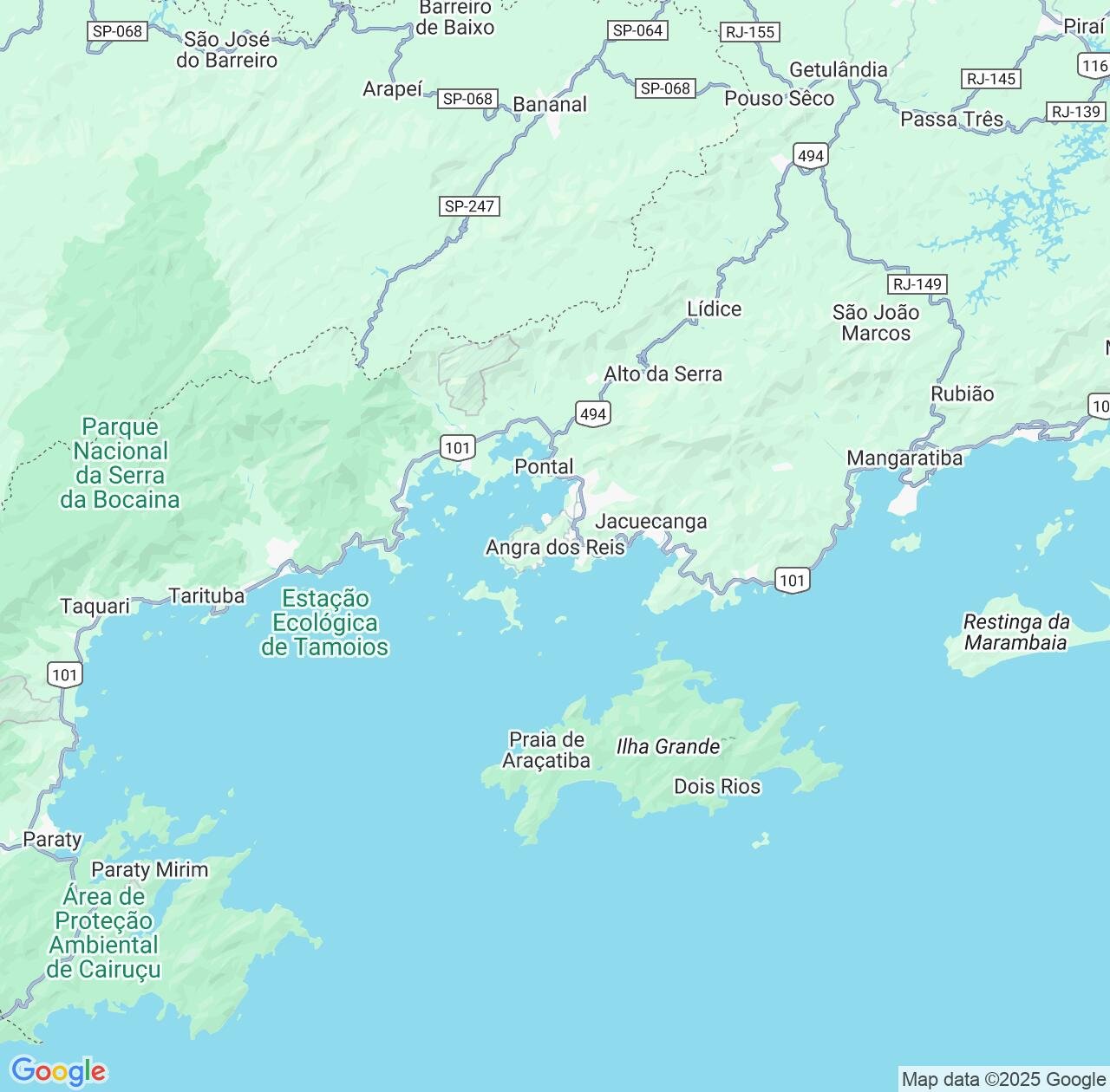 Map image for Intellectual Property Lawyers in Angra dos Reis and Rio de Janeiro IP firms at coordinates  ; .