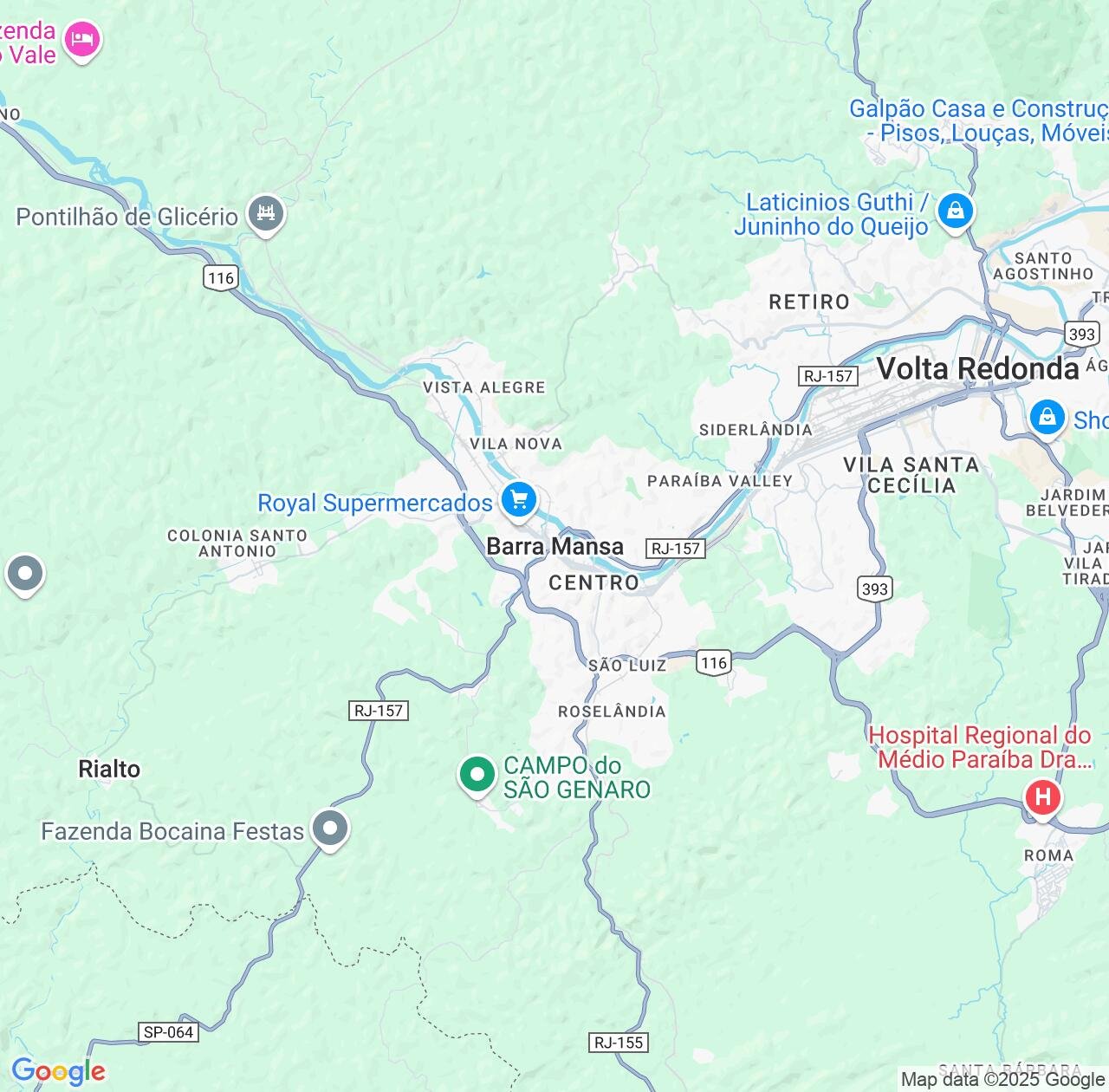 Map image for Intellectual Property Lawyers in Barra Mansa and Rio de Janeiro IP firms at coordinates  ; .