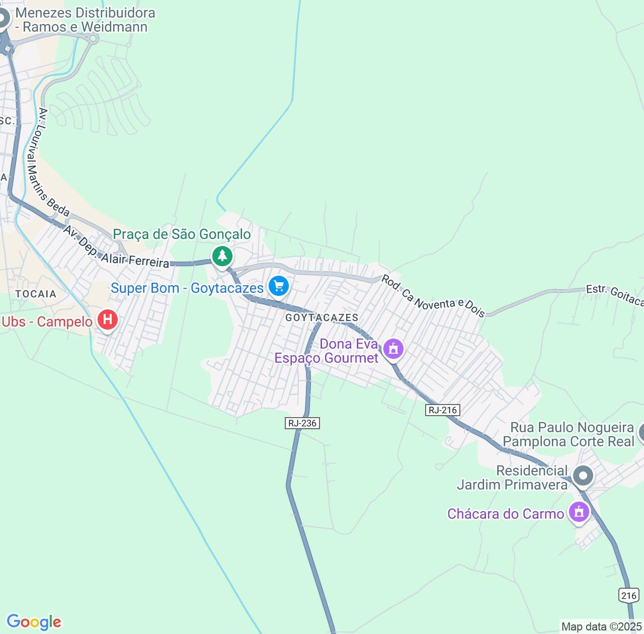 Map image for Intellectual Property Lawyers in Campos dos Goytacazes and Rio de Janeiro IP firms at coordinates  ; .