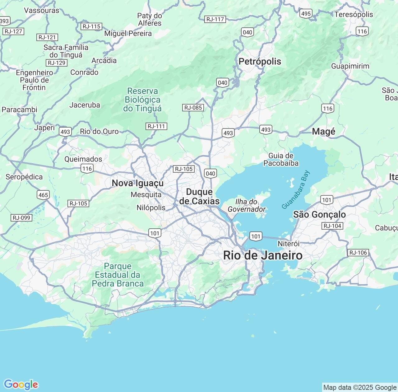 Map image for Intellectual Property Lawyers in Duque de Caxias and Rio de Janeiro IP firms at coordinates  ; .