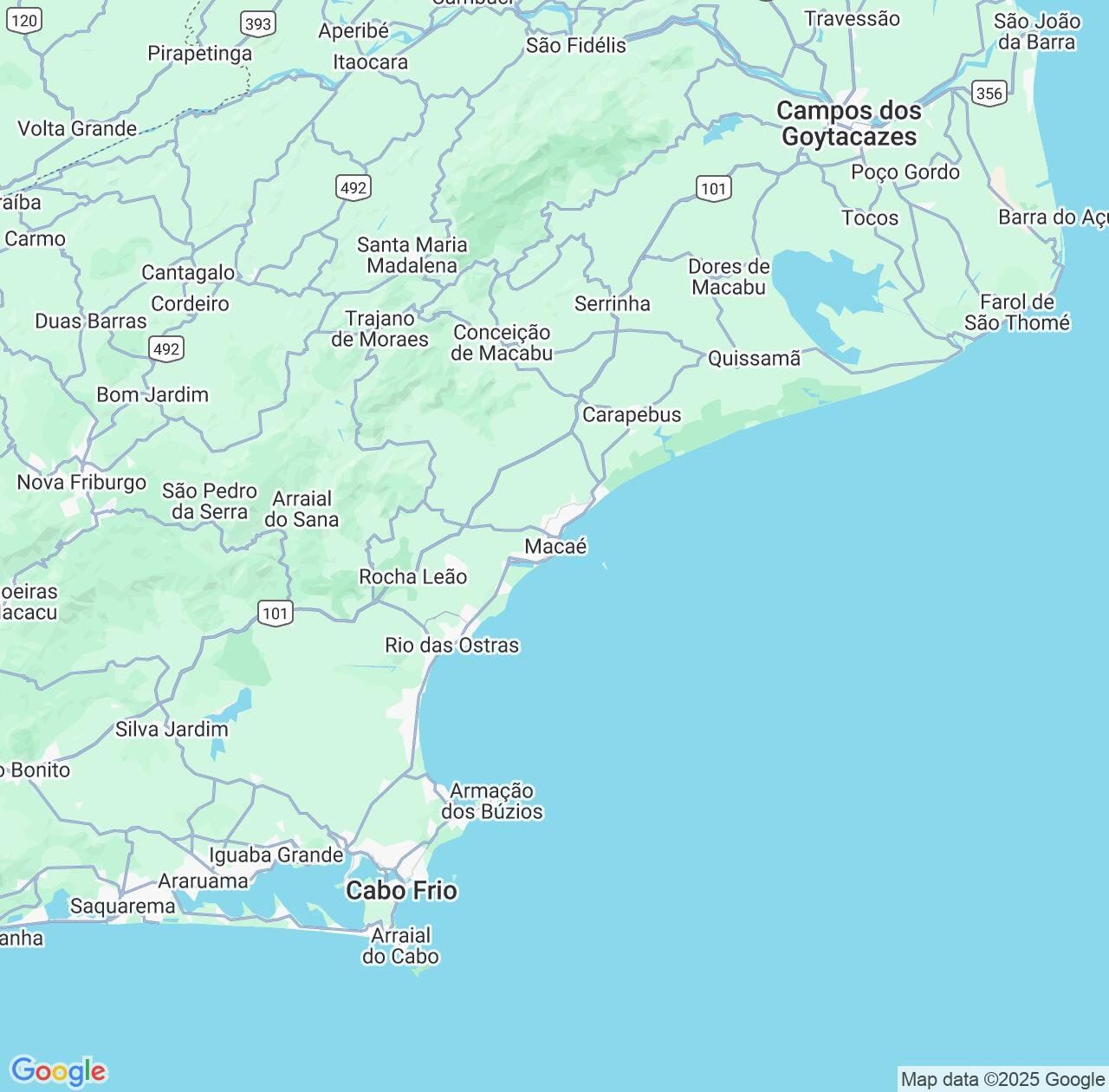 Map image for Intellectual Property Lawyers in Macae and Rio de Janeiro IP firms at coordinates  ; .