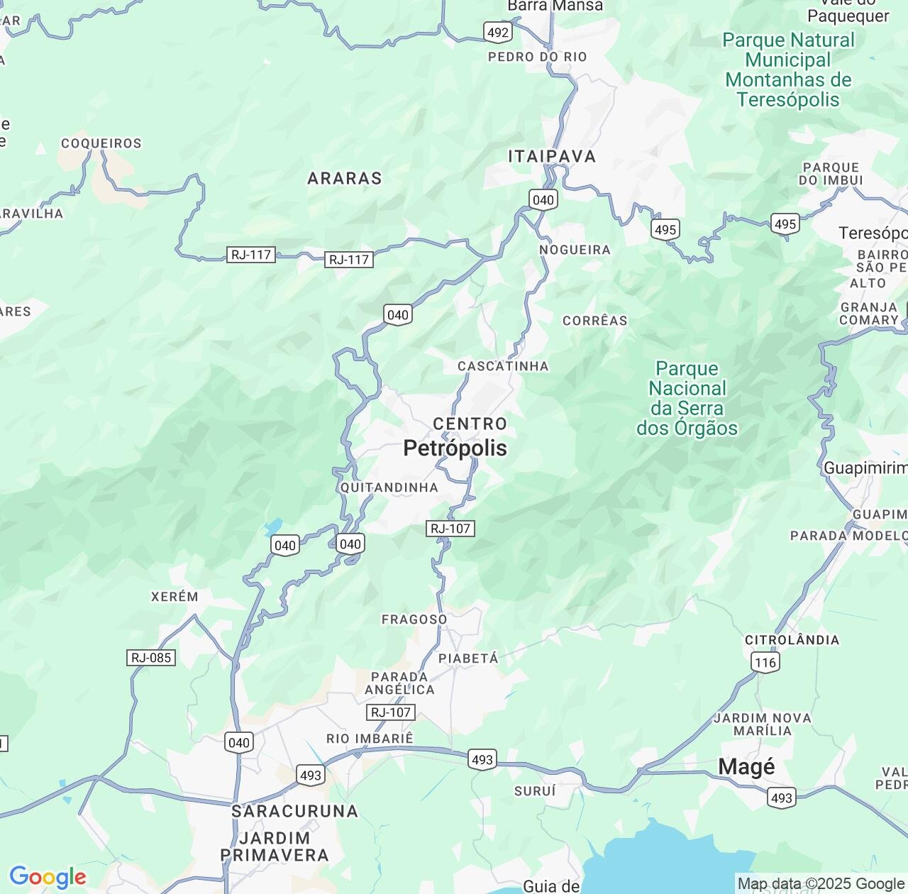 Map image for Intellectual Property Lawyers in Petropolis and Rio de Janeiro IP firms at coordinates  ; .