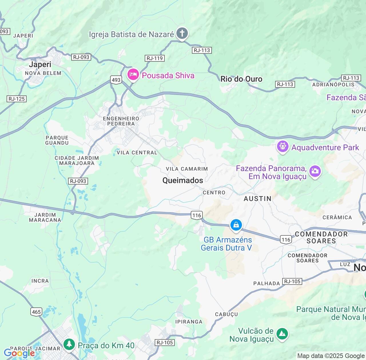 Map image for Intellectual Property Lawyers in Queimados and Rio de Janeiro IP firms at coordinates  ; .