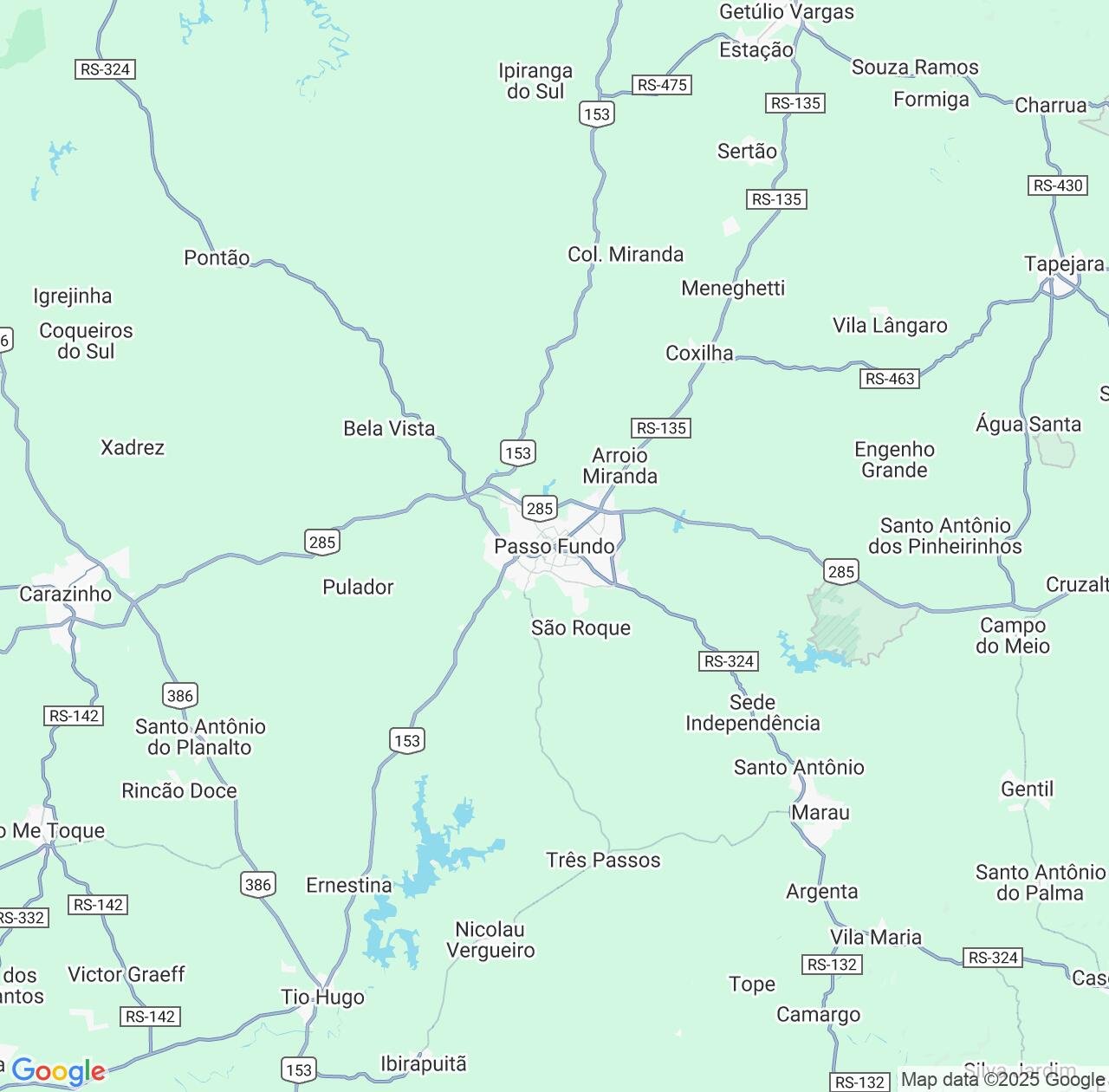 Map image for Intellectual Property Lawyers in Passo Fundo and Rio Grande do Sul IP firms at coordinates  ; .