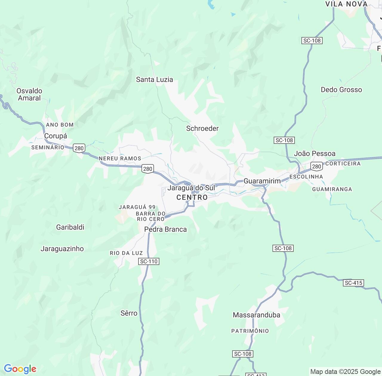 Map image for Intellectual Property Lawyers in Jaragua do Sul and Santa Catarina IP firms at coordinates  ; .