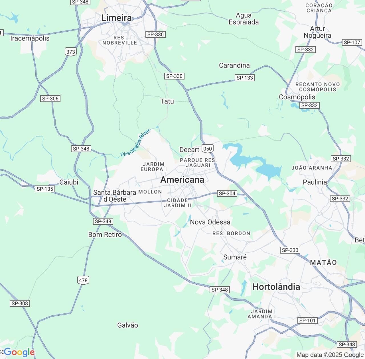 Map image for Intellectual Property Lawyers in Americana and São Paulo IP firms at coordinates  ; .