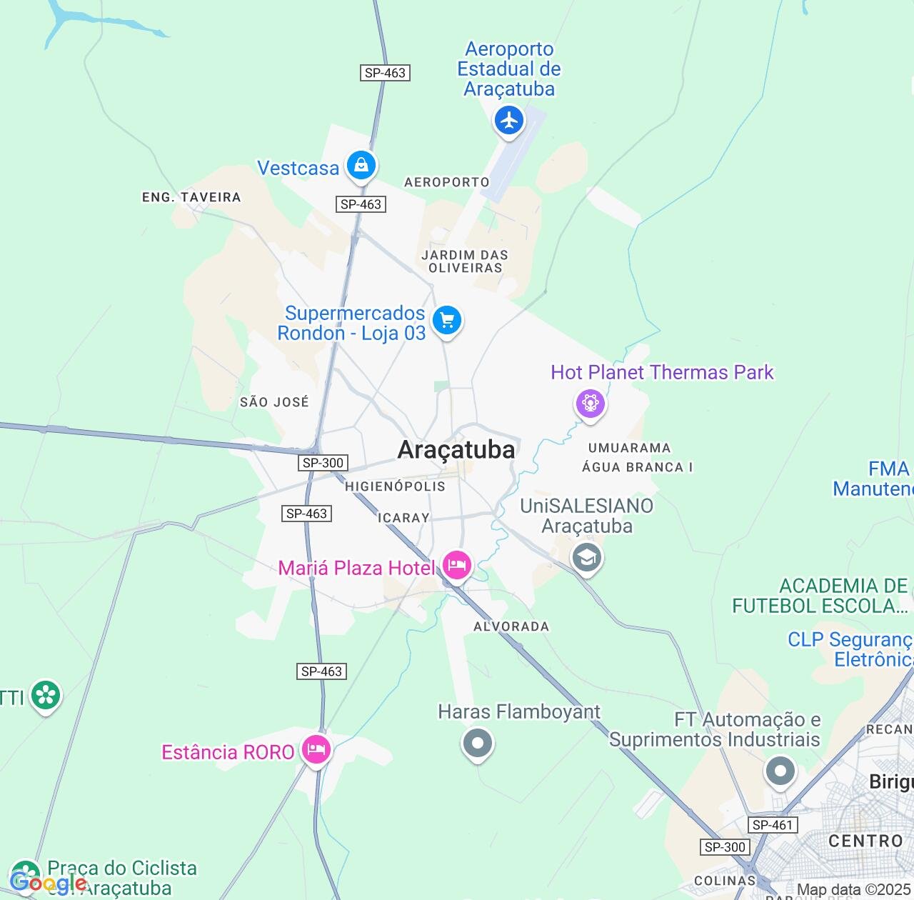 Map image for Intellectual Property Lawyers in Aracatuba and São Paulo IP firms at coordinates  ; .