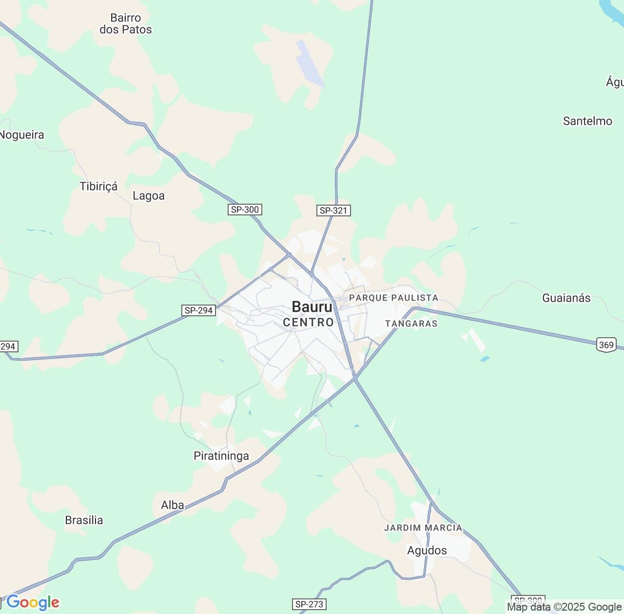 Map image for Intellectual Property Lawyers in Bauru and São Paulo IP firms at coordinates  ; .