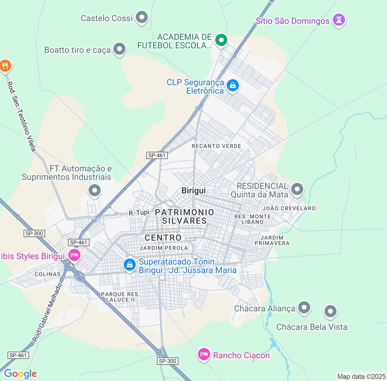 Map image for Intellectual Property Lawyers in Birigui and São Paulo IP firms at coordinates  ; .