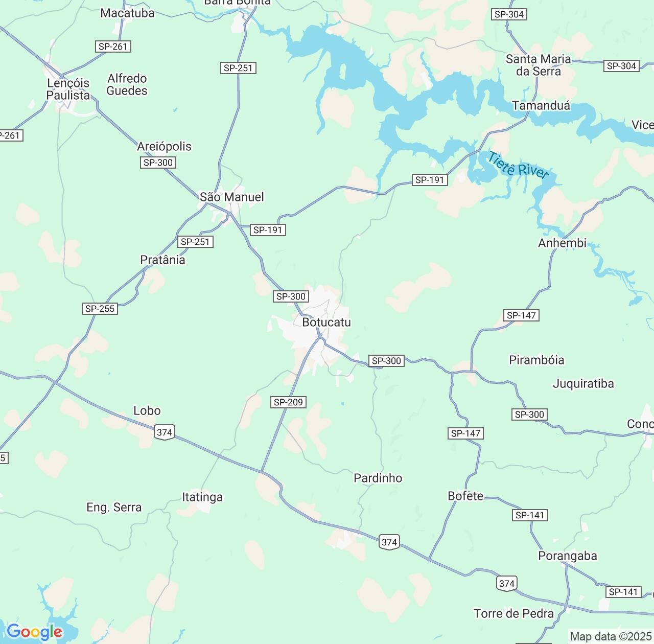 Map image for Intellectual Property Lawyers in Botucatu and São Paulo IP firms at coordinates  ; .