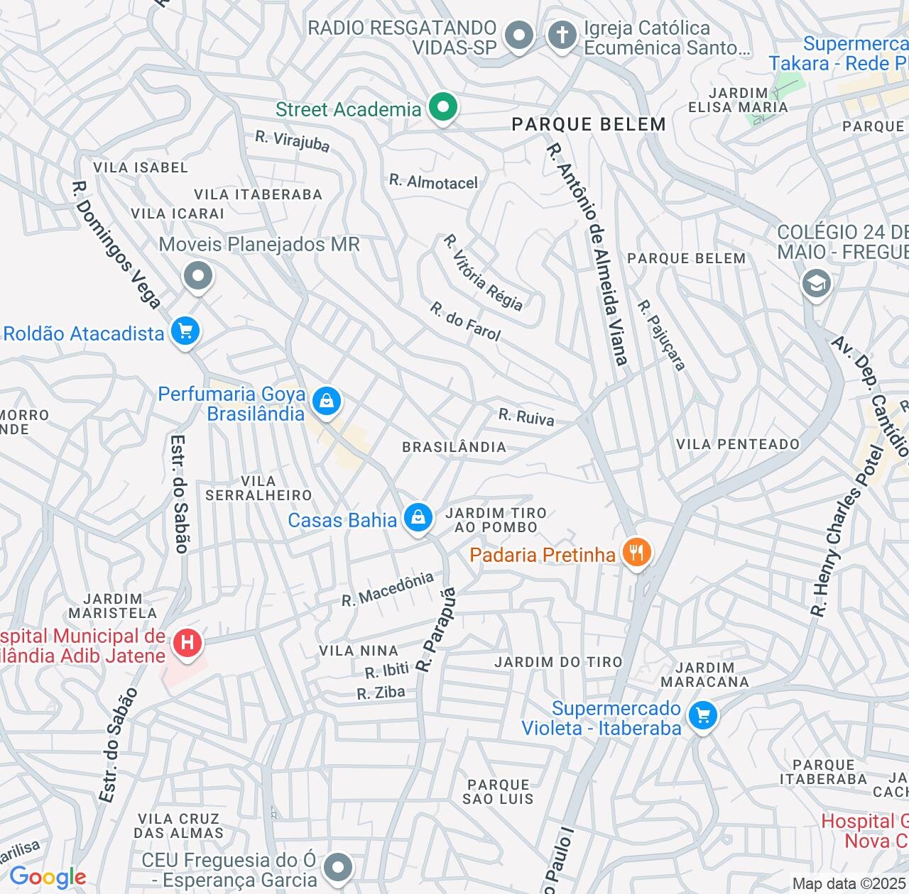 Map image for Intellectual Property Lawyers in Brasilandia and São Paulo IP firms at coordinates  ; .