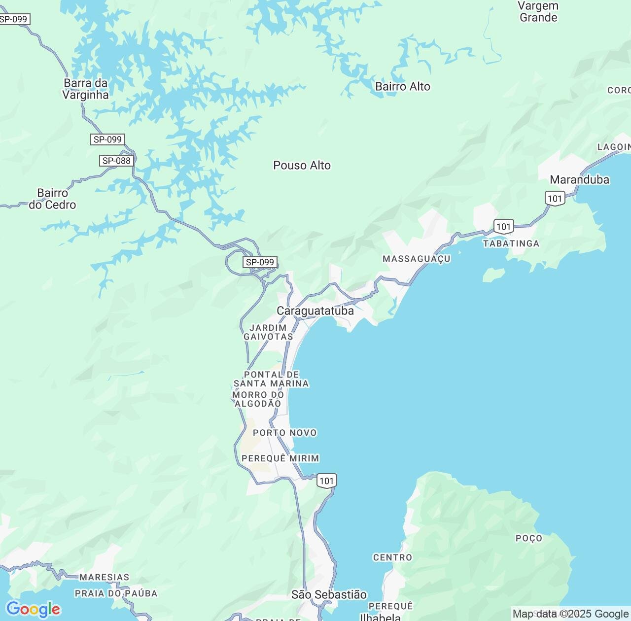 Map image for Intellectual Property Lawyers in Caraguatatuba and São Paulo IP firms at coordinates  ; .