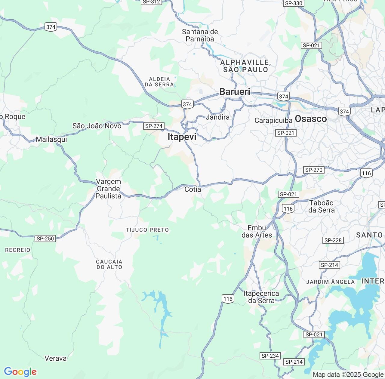 Map image for Intellectual Property Lawyers in Cotia and São Paulo IP firms at coordinates  ; .