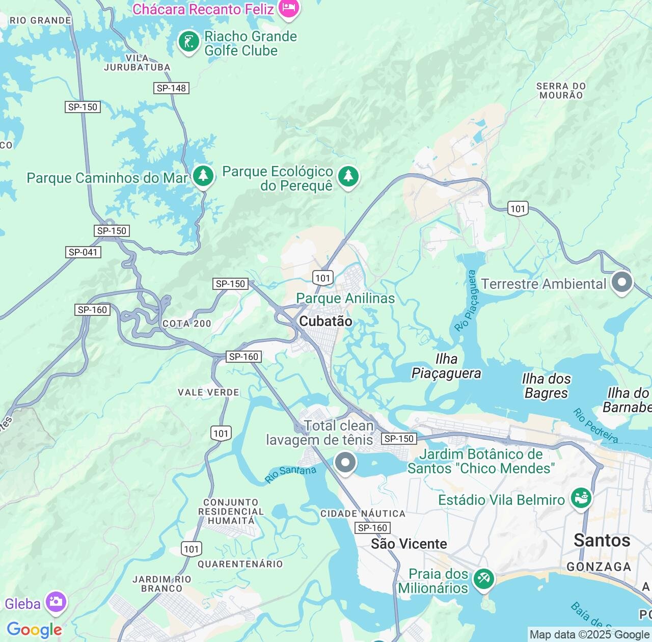 Map image for Intellectual Property Lawyers in Cubatao and São Paulo IP firms at coordinates  ; .