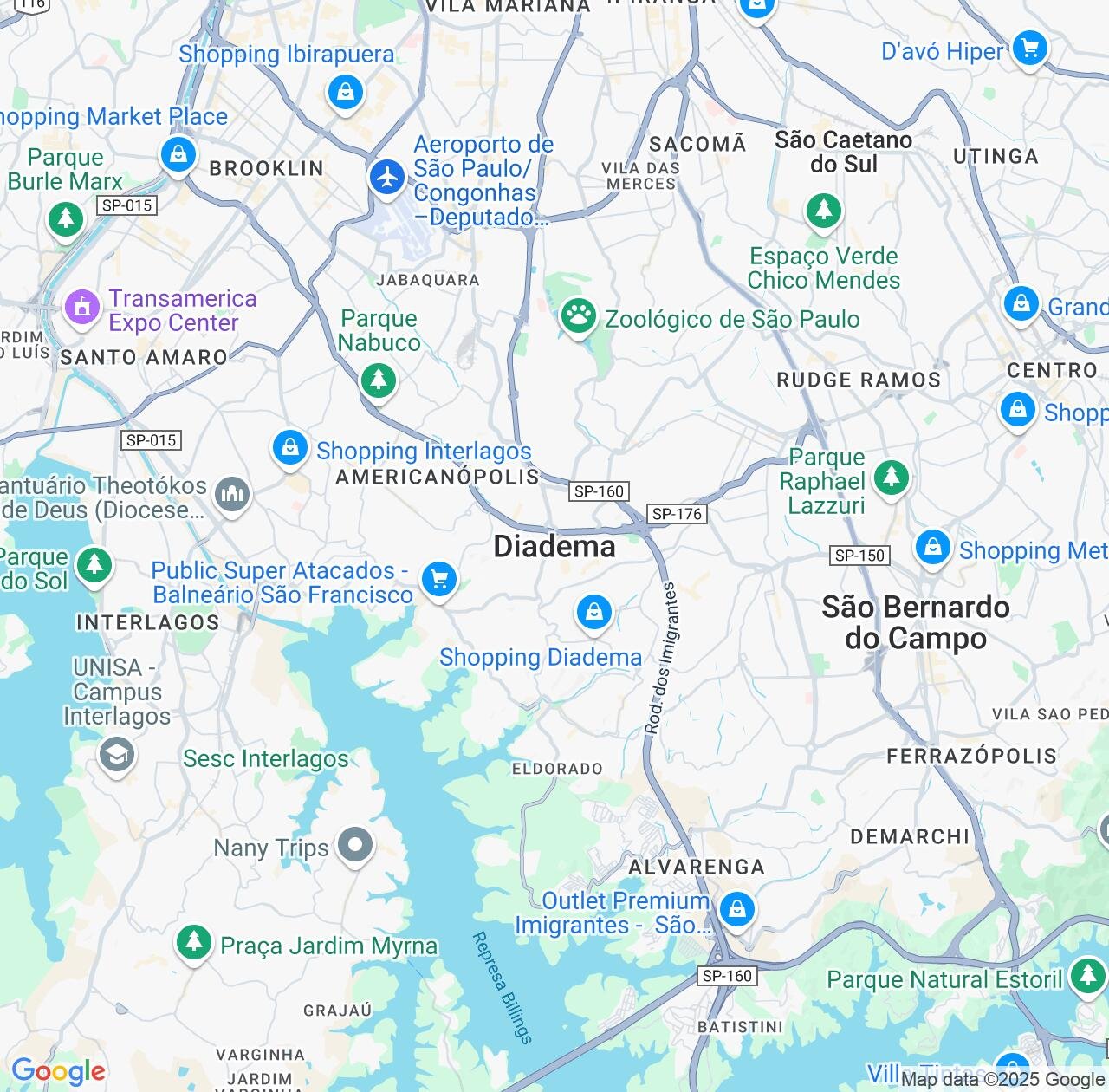 Map image for Intellectual Property Lawyers in Diadema and São Paulo IP firms at coordinates  ; .