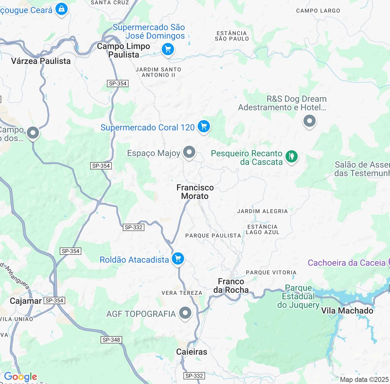 Map image for Intellectual Property Lawyers in Francisco Morato and São Paulo IP firms at coordinates  ; .