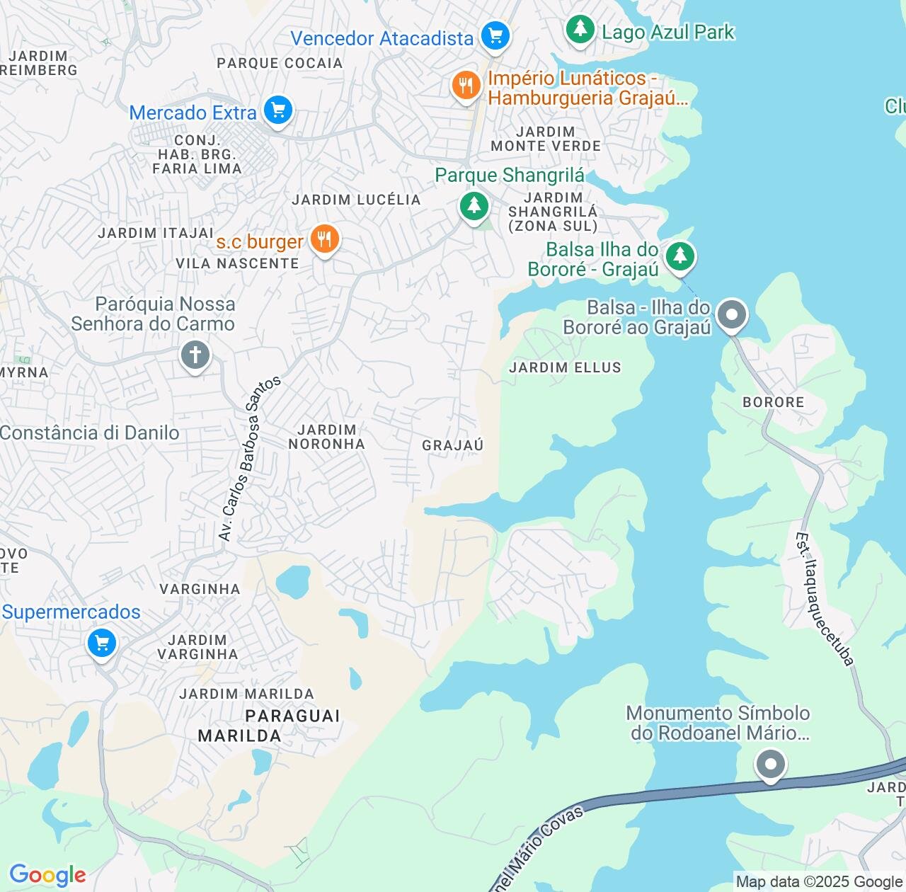 Map image for Intellectual Property Lawyers in Grajau and São Paulo IP firms at coordinates  ; .
