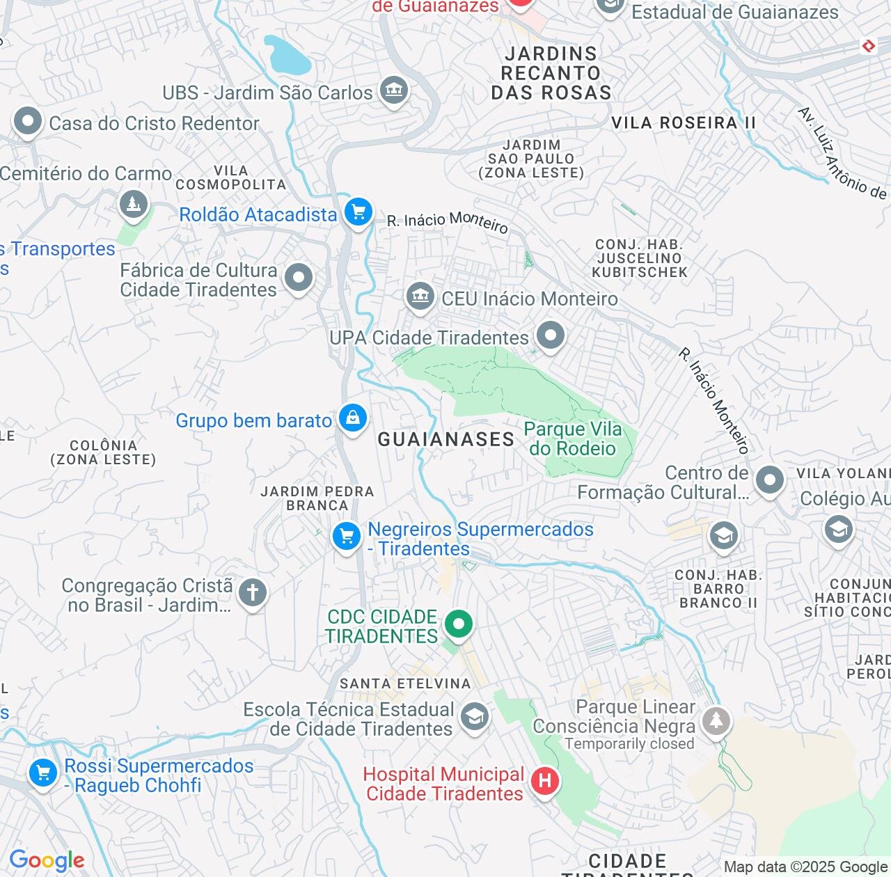 Map image for Intellectual Property Lawyers in Guaianases and São Paulo IP firms at coordinates  ; .