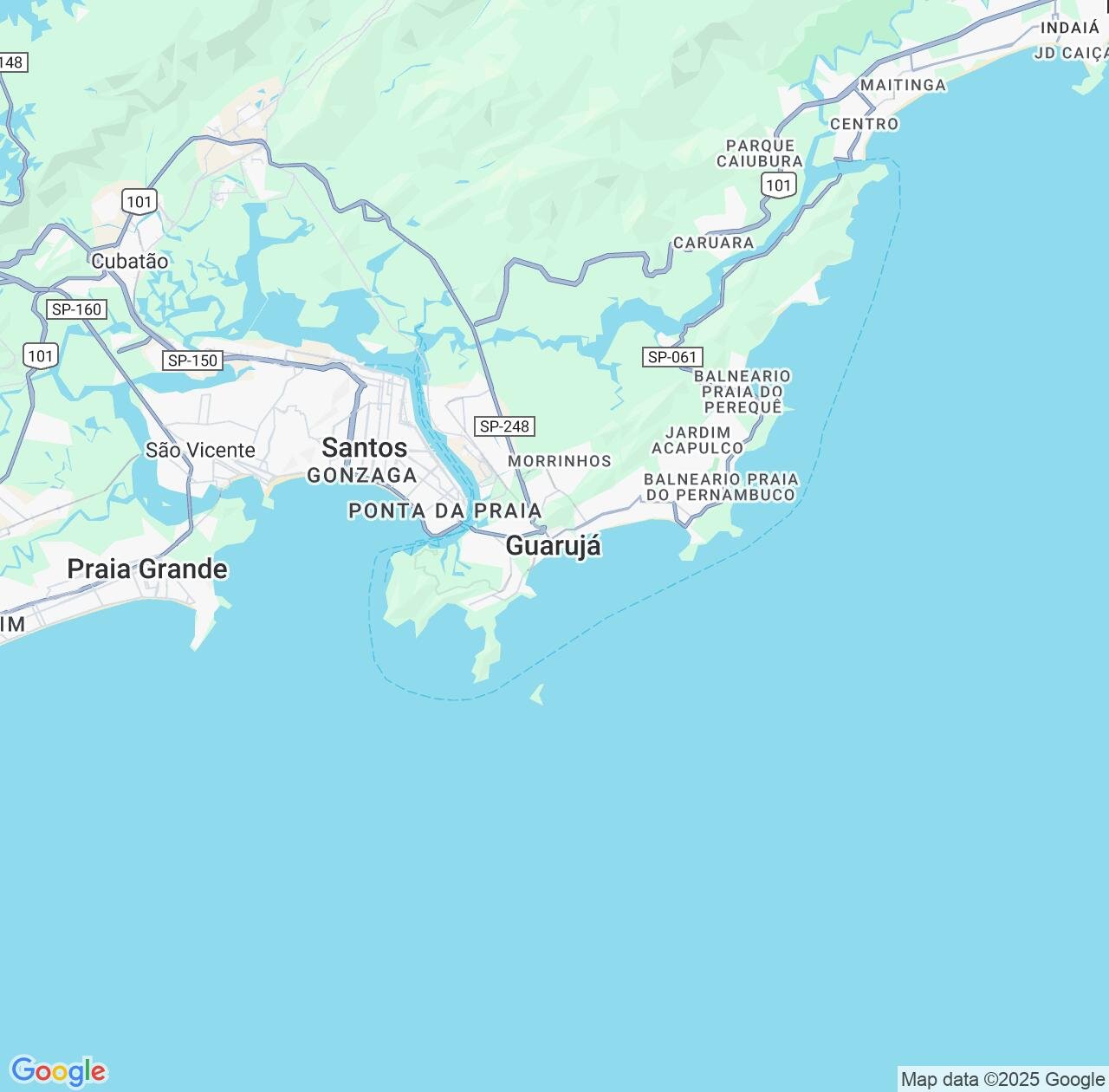 Map image for Intellectual Property Lawyers in Guaruja and São Paulo IP firms at coordinates  ; .